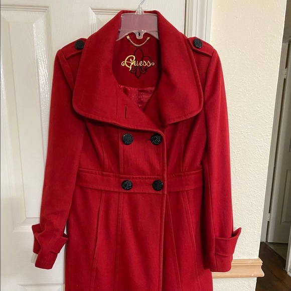 Guess Red Coat - Picture 1 of 3